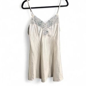 Victoria's Secret size Medium Cream lace slip dress with adjustable straps